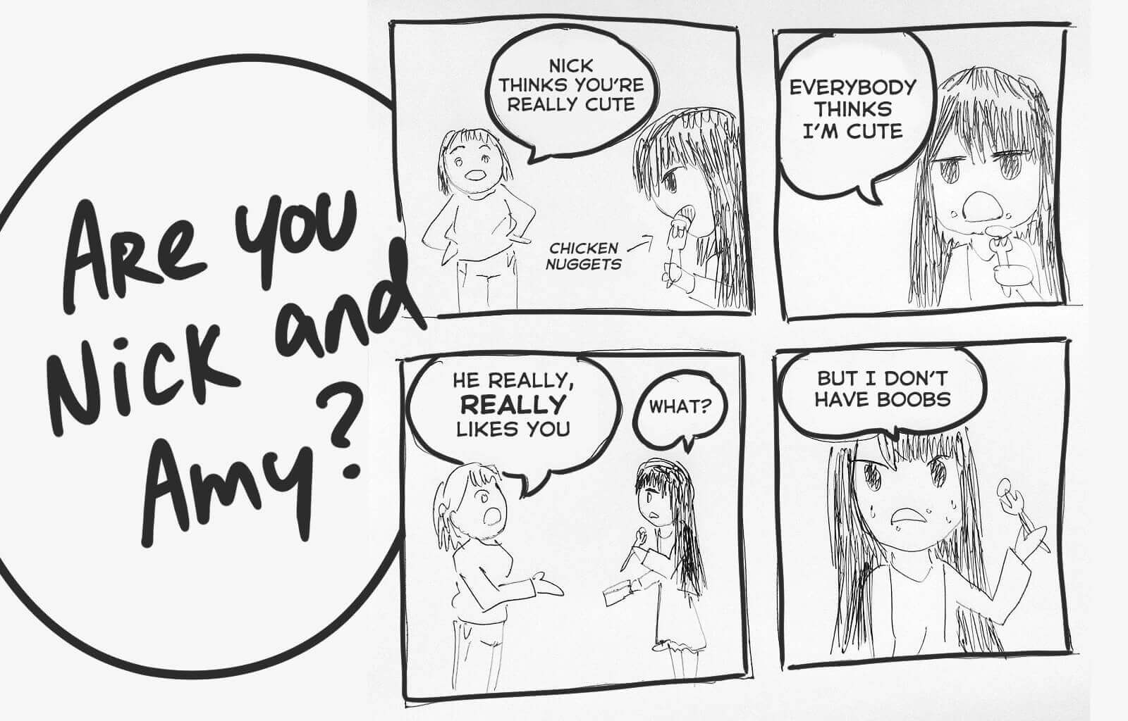 Are You Nick and Amy? comic